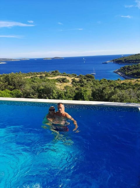 Amazing view with swimingpool House Panorama House in Šibenik-Knin County, Croatia