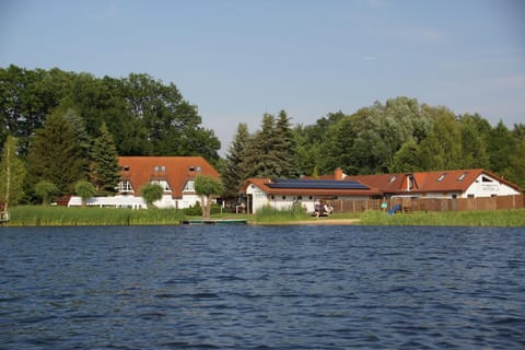 Property building, Natural landscape, Lake view