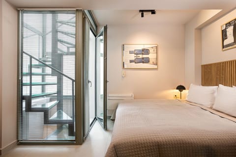 Bed, Bedroom, air conditioner