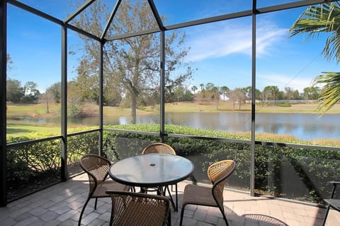 Patio, Day, Natural landscape, Balcony/Terrace, Lake view