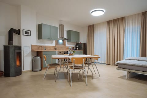 Kitchen or kitchenette, Seating area, Dining area