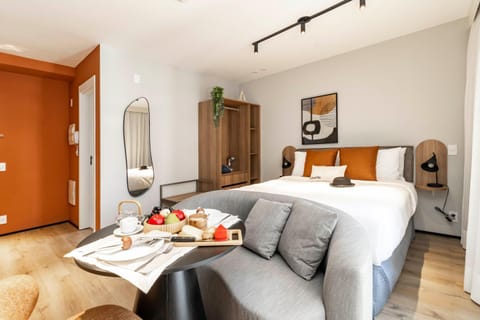 Bed, Photo of the whole room, Bedroom, wardrobe