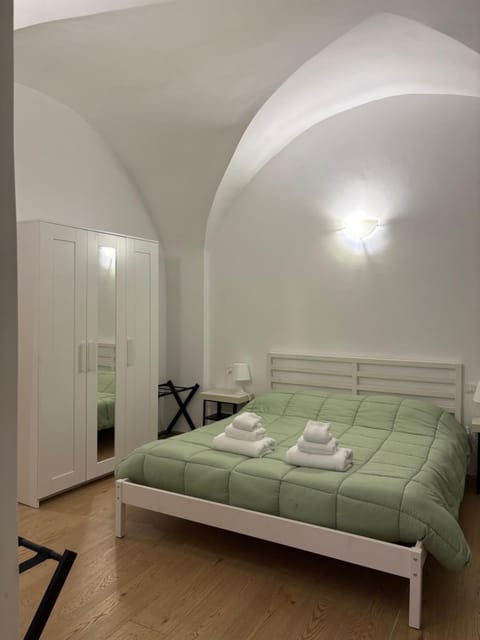 Bed, Photo of the whole room, Bedroom, towels, wardrobe