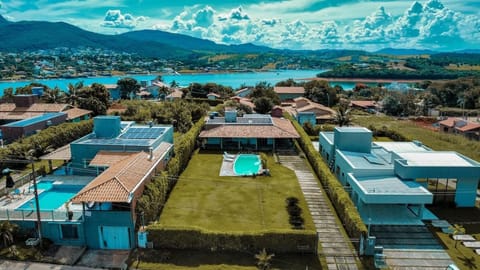 Property building, Nearby landmark, Natural landscape, Bird's eye view, Lake view, Pool view