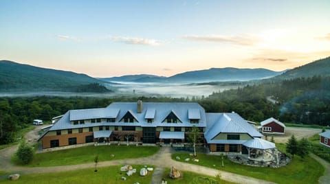 Property building, Spring, Day, Natural landscape, Mountain view