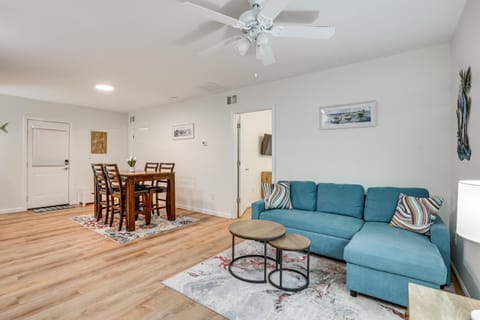 Walk to Beach Getaway with Fire Pit in St Augustine Apartment in Butler Beach