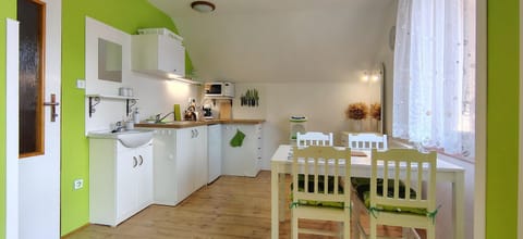 Kitchen or kitchenette, Dining area, stove