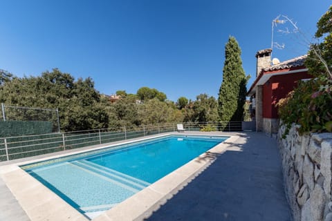 Property building, Living room, Swimming pool