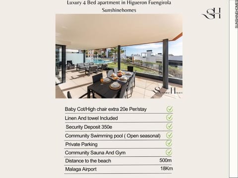 Luxury Beach Escape with Pools, Gym & Sauna Apartment in Fuengirola