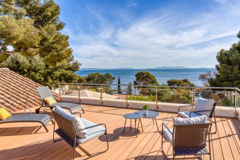 Patio, View (from property/room), Sea view, sunbed