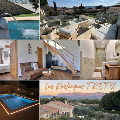 Patio, Bathroom, View (from property/room), Living room, Mountain view, Swimming pool