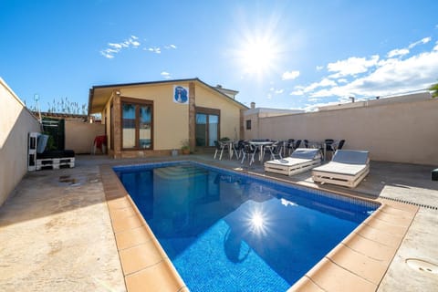 Property building, Living room, Swimming pool