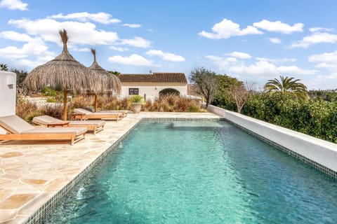 Property building, Living room, Swimming pool