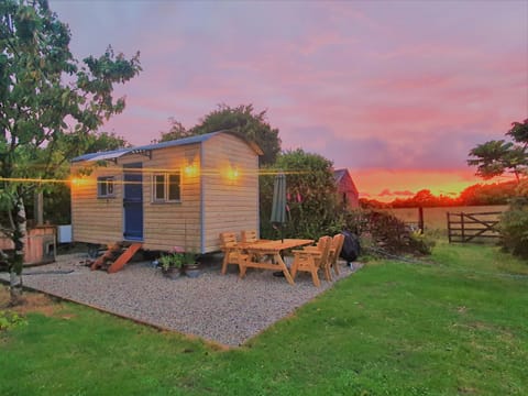 Property building, Sunset
