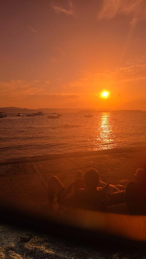 Natural landscape, Beach, Sunset