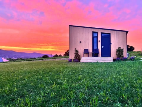 Property building, Natural landscape, Garden view, Sunset
