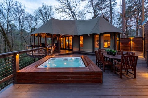 Property building, Patio, Natural landscape