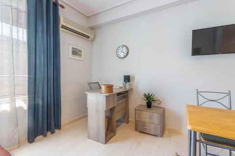 Dining area, air conditioner