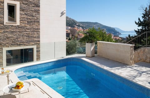 New! Villa Vita Adele pool sauna jacuzzi sea view Villa in Dubrovnik