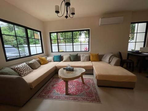 Living room, air conditioner
