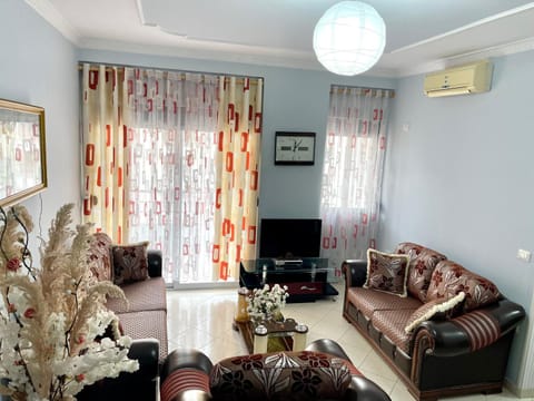 Living room, air conditioner