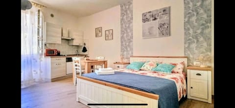 Bed, Kitchen or kitchenette, Living room, Photo of the whole room, Seating area, Dining area, Bedroom, stove