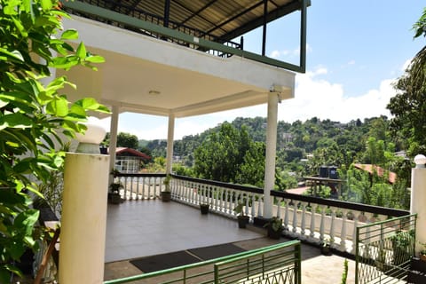 Property building, Patio, Day, Natural landscape, View (from property/room), Balcony/Terrace, Garden view