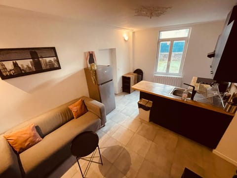 Kitchen or kitchenette, Living room, Dining area