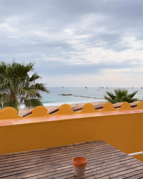 Day, View (from property/room), Balcony/Terrace, Beach, Sea view