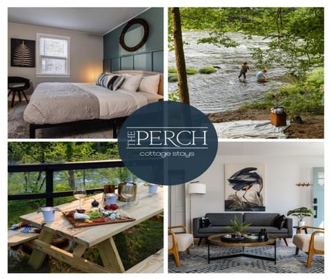 Natural landscape, Living room, Lake view, River view