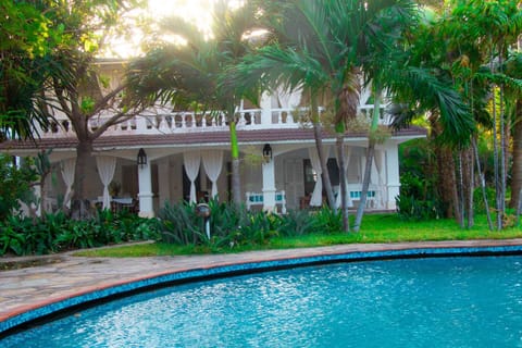 Property building, Day, Garden, Garden, Garden view, Pool view, Swimming pool