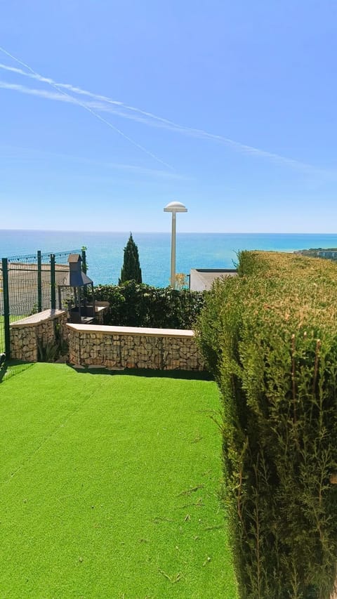 Natural landscape, Garden, Garden view, Sea view