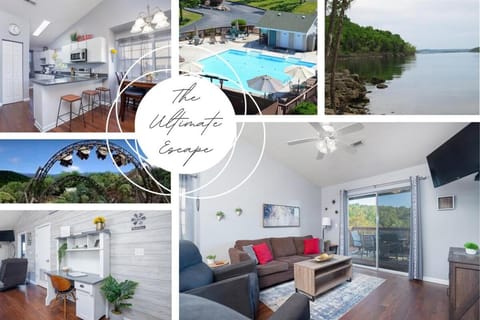 The Cove 20-5 By SDC, Big Deck, Pool, Hot Tub, Lake View Apartment in Indian Point