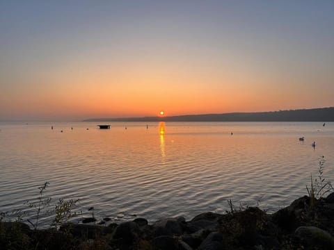 Lake view, Sunset