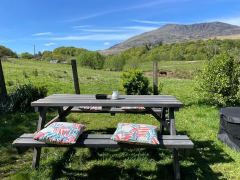Natural landscape, Garden, Dining area, Mountain view