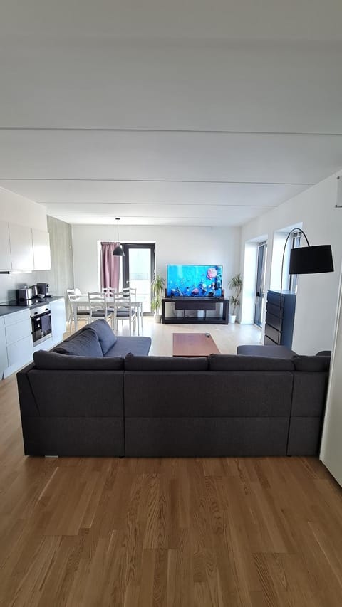 Kitchen or kitchenette, Living room, Seating area