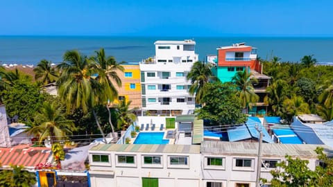 Property building, Day, Natural landscape, Bird's eye view, Pool view, Sea view, Swimming pool