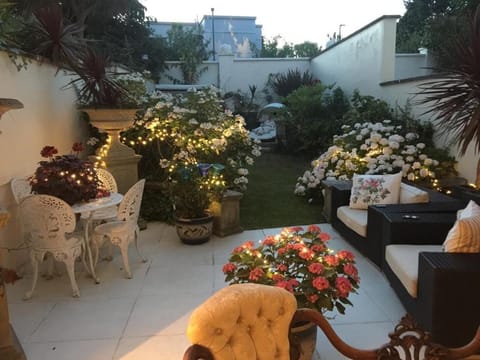 Patio, Garden, Seating area, Garden view