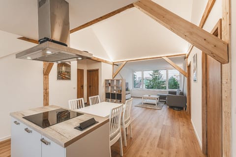 Kitchen or kitchenette, Living room