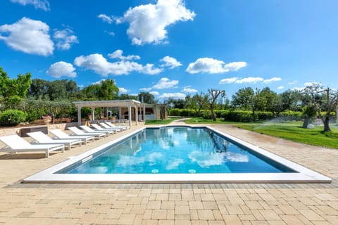 Property building, Living room, Swimming pool