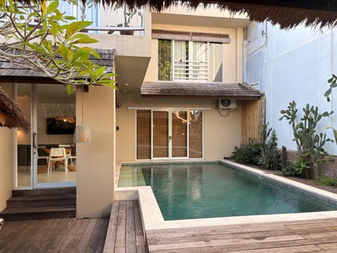 Patio, Natural landscape, Garden, Pool view