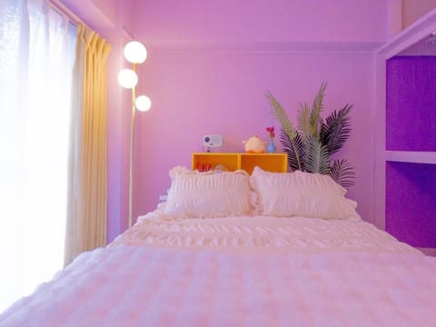 Bed, Other, Photo of the whole room, Bedroom, air conditioner