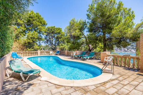 Property building, Living room, Swimming pool