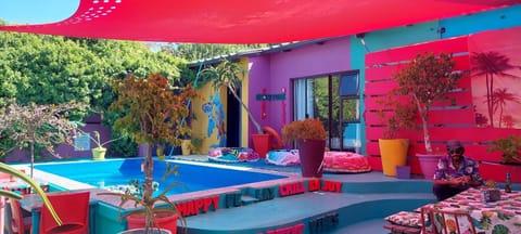 Patio, Day, Pool view, Swimming pool, sunbed