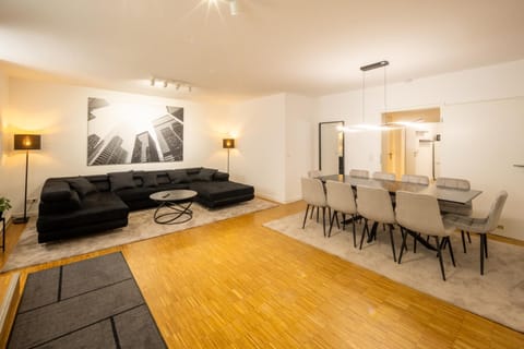 Living room, Seating area, Dining area