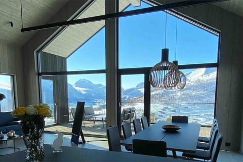 Natural landscape, Living room, Dining area, Mountain view