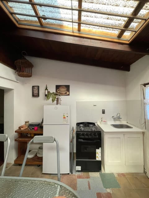 Kitchen or kitchenette, oven