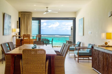 Living room, Seating area, Sea view