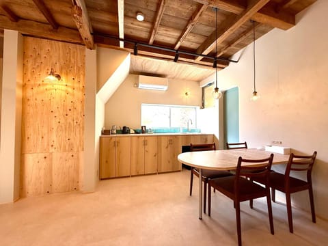 Kitchen or kitchenette, Living room, Dining area