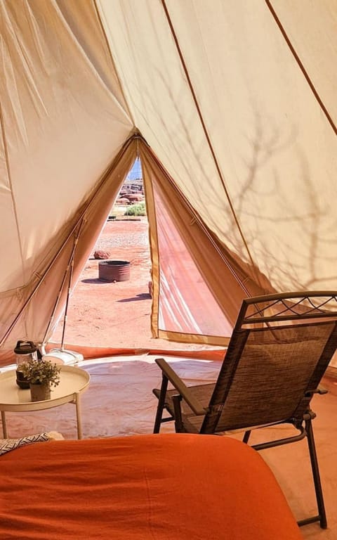 Glamping Family Tent At Private Riverside Ranch Luxury tent in Moab